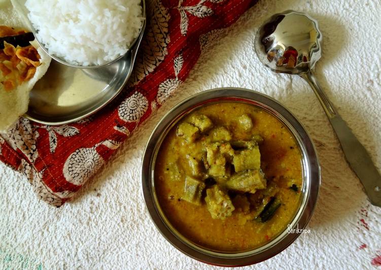 Recipe of Ultimate Bendekai sambar/ Okra sambar:
