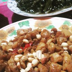 A picture of KungPao Chicken.