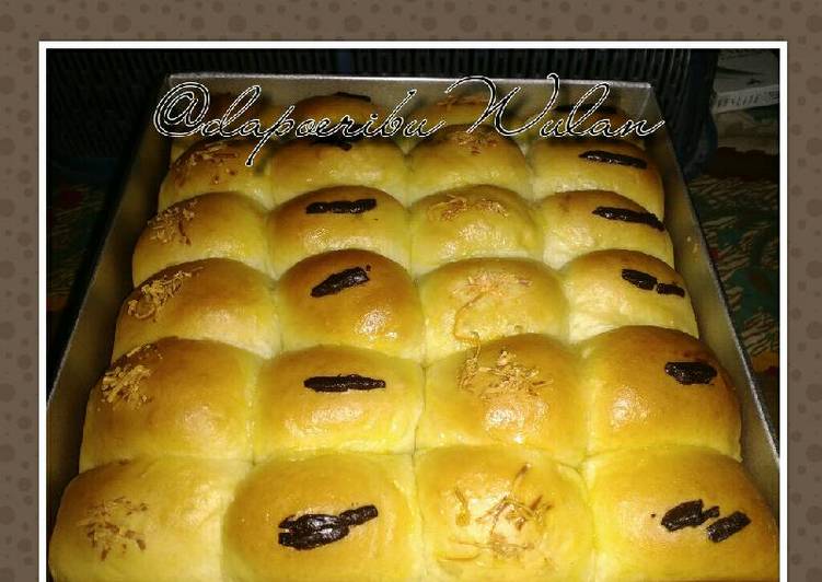 Cara Buat Roti sobek coklat keju (1proofing)😘 Sederhana Dan Enak