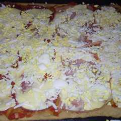 Una foto de Pizza Integral Casera