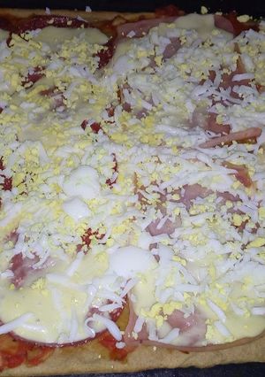 Una foto de Pizza Integral Casera