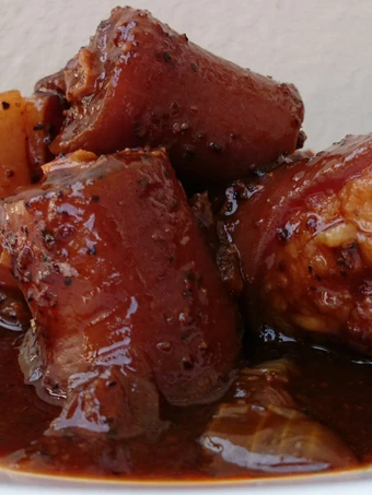 How To Make Daging Babi Lada Hitam Dengan Rebusan Bawang which Delicious