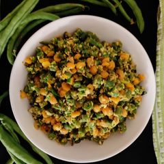 A picture of String beans avial.