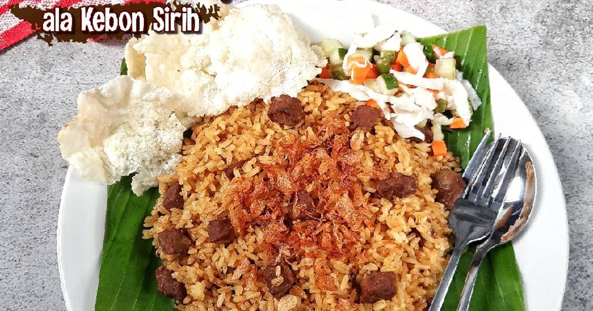 Resep Nasi Goreng ala Kebon Sirih oleh Ibu Malka Cookpad