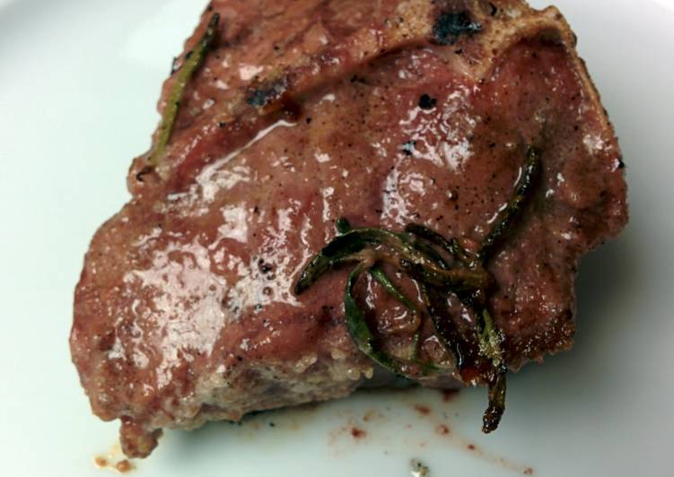 Step-by-Step Guide to Make Homemade Grilled salt and pepper lamb loin chop