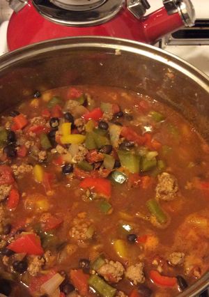 A picture of Turkey Chili.