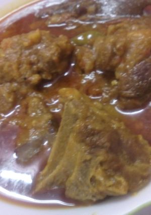 A picture of Mutton Rogan Josh.