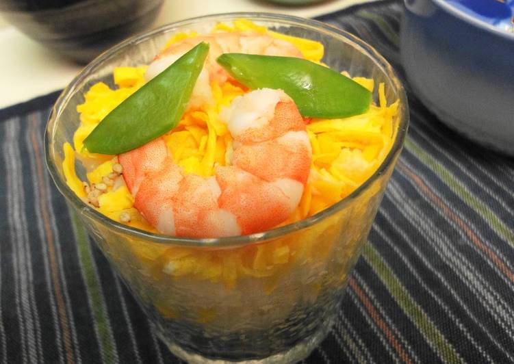 Simple Way to Prepare Favorite Sushi Cups with Shrimp