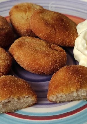 Una foto de Nuggets de pollo caseros
