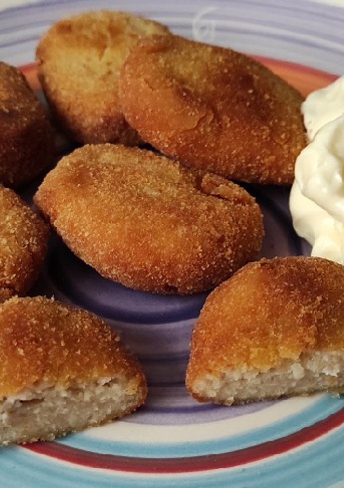 Una foto de Nuggets de pollo caseros
