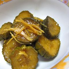 A picture of Homemade Pickled Cucumbers - Just Like "Kyuuri no Kyuuchan".