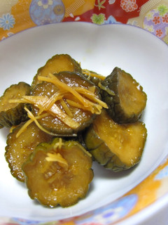A picture of Homemade Pickled Cucumbers - Just Like "Kyuuri no Kyuuchan".