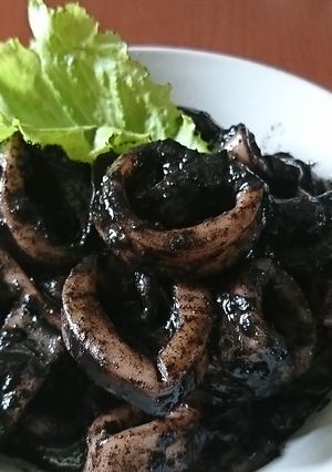 Foto resep Cumi masak hitam simple dan yummy