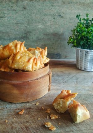 Foto resep Pangsit Tahu Goreng