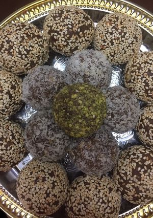 صورة لوصفة كرات التمر🍡