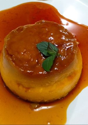 Una foto de Flan Casero