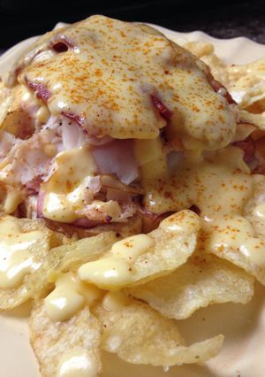 A picture of Kentucky Hot Brown.