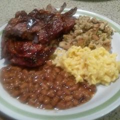 A picture of Southern grilled country ribs.