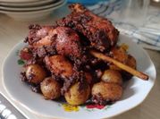 Gambar rendang ayam kampung kentang