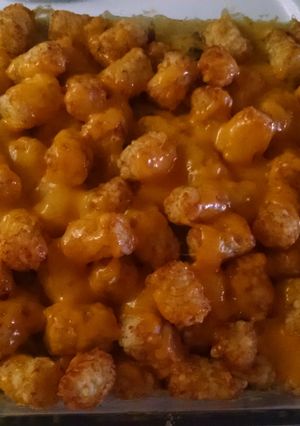 A picture of Tater Tot Casserole.