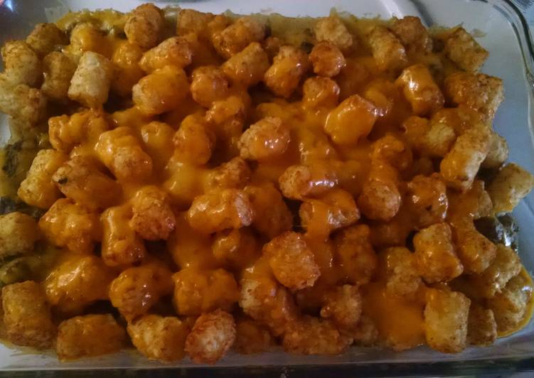 Recipe of Homemade Tater Tot Casserole