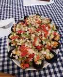 Mejillones con pipirrana