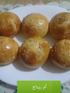 صورة لوصفة خبز البرغر 🍔🍔🍔🍔