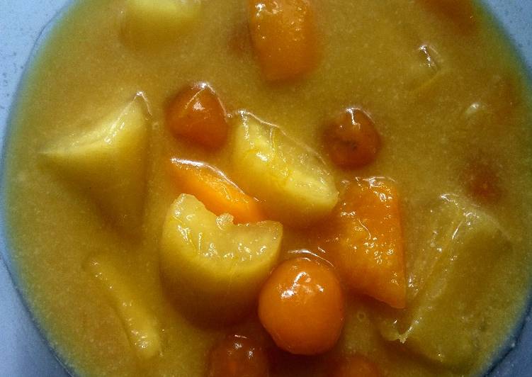 Resep Kolak Singkong Biji Salak Labu Kuning Endesss Yang Lezat