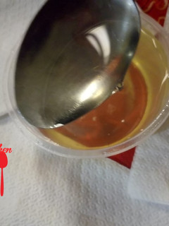 A picture of Homemade sugar syrup.