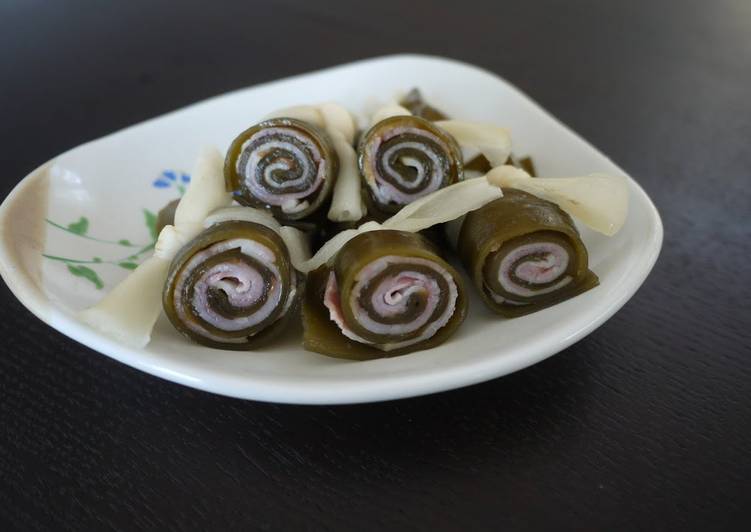 Kombu Bacon Wrap for a Western-style Osechi (New Year's Feast)