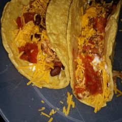 A picture of Chicken Tacos.