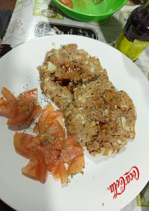 Una foto de Hamburguesas de carne con proteína de soja granulada