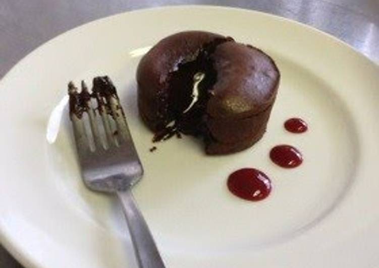 Steps to Prepare Award-winning Molten Chocolate Cake
