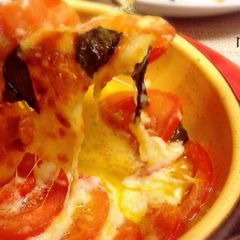 A picture of Tomato and Mozzarella Oven Bake.