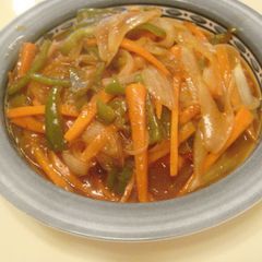 A picture of Everybody's Favorite Salmon Heaped with Vegetable Ankake.