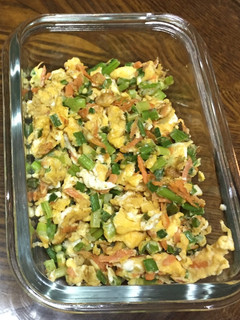 韮菜花炒蛋 的食譜成品照片