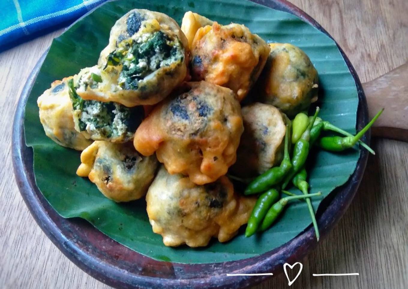 Bola Bola Tahu Daun Singkong