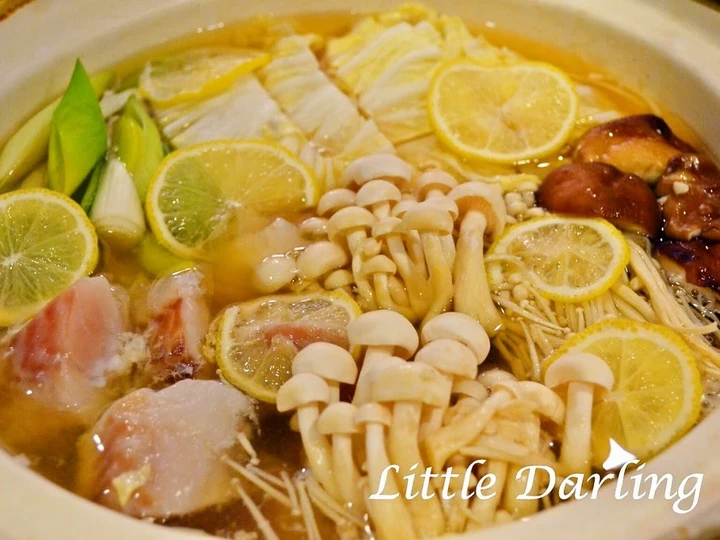 Easy Steps to Prepare Shio Koji Lemon Hot Pot the Delicious You can take Joss in your mouth