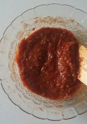 Foto resep Sambal terasi pedas