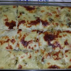 A picture of vegetable casarol.