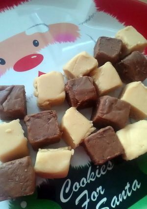 A picture of Vickys Chocolate / Maple Vanilla Fudge, Gluten, Dairy, Egg & Soy-Free.