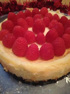 Una foto de Tarta sencilla de queso crema