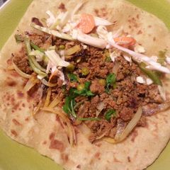 A picture of Turkey Keema Paratha Wrap.