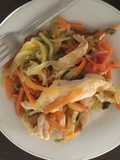 Pollo con vegetales