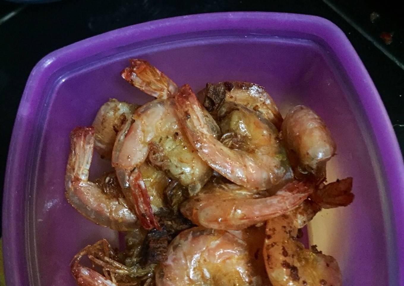 Masakan ala Rumahan Udang Goreng super simpel