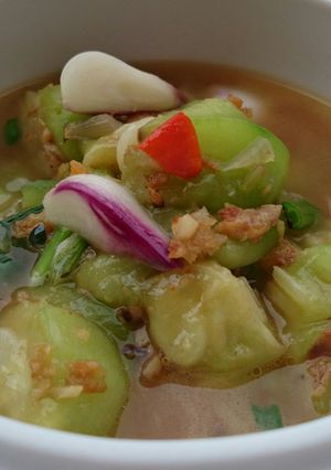 A picture of Luffa With Dried Shrimp.