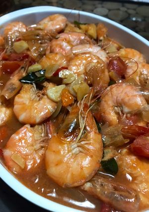 Foto resep Udang Asam Manis