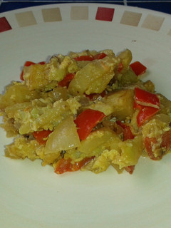 A picture of Pisto (Spanish ratatouille).