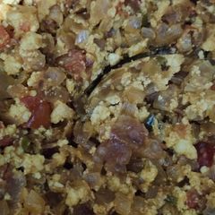 A picture of Veg cheese bhurji.