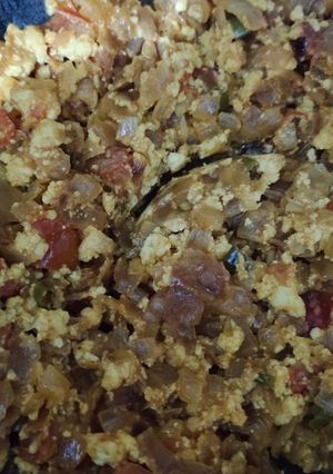 A picture of Veg cheese bhurji.